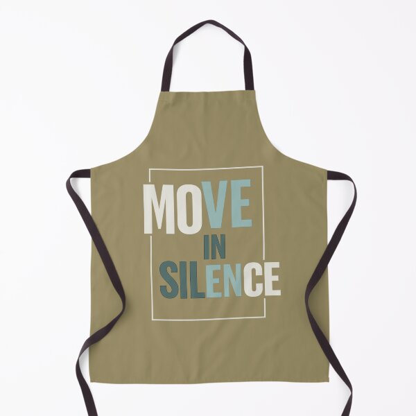 Item preview, Move in Silence – Minimal Motivational Quote Typography Design designed and sold by MUKUND FASHION DESIGN.