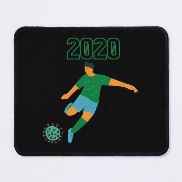Item preview, A Soccer Player Kicks Corona-Virus Away designed and sold by sunmoonbay.