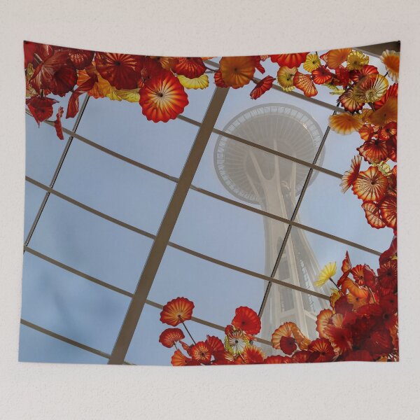 Item preview, Space Needle with Spiraling Colors designed and sold by ConnorQuagliana.