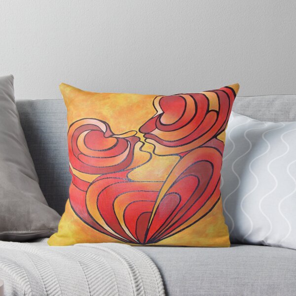Item preview, Lovers Kiss And Their Bodies Form A Love Heart designed and sold by taiche.