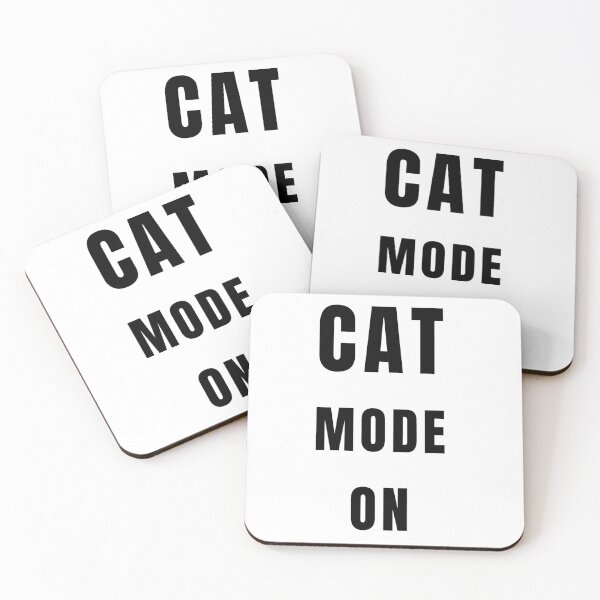 Item preview, Cat Mode On – Funny Minimal Cat Lover Quote Design designed and sold by Savage Cat Quotes.