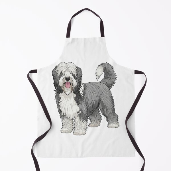 Item preview, Cute Cartoon Fluffy Bearded Collie designed and sold by IN Tales.