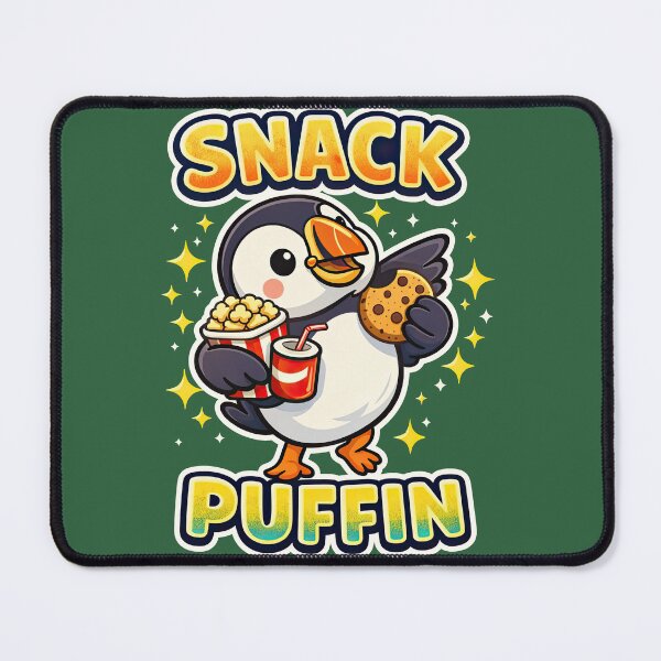 Item preview, Snack Puffin – Cute Penguin Snack Lover Cartoon Design designed and sold by Ramkumar2025.