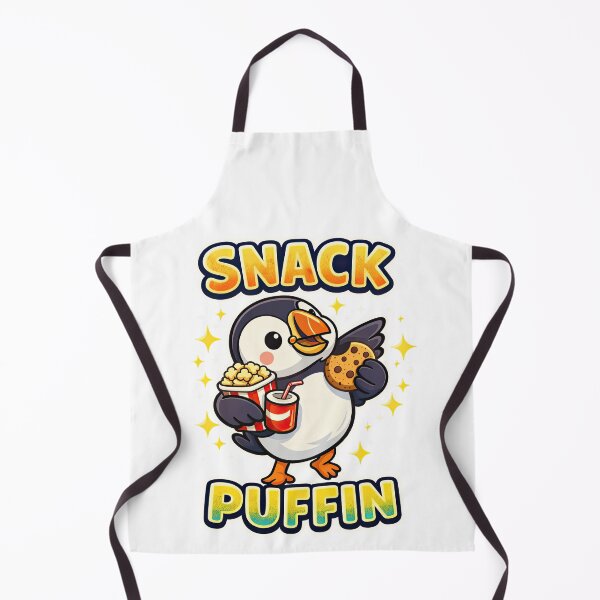 Item preview, Snack Puffin – Cute Penguin Snack Lover Cartoon Design designed and sold by Ramkumar2025.