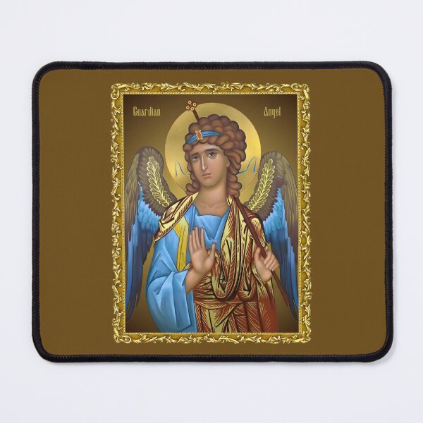 Item preview, Guardian Angel Orthodox Icon , in a frame designed and sold by orthodox-icon.
