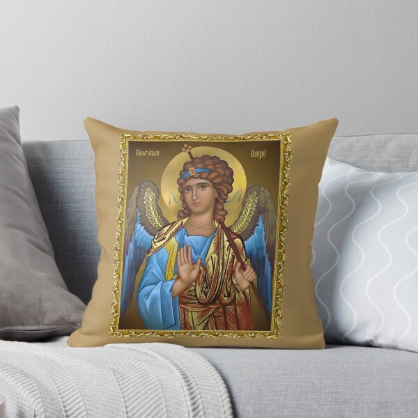 Item preview, Guardian Angel Orthodox Icon , in a frame designed and sold by orthodox-icon.