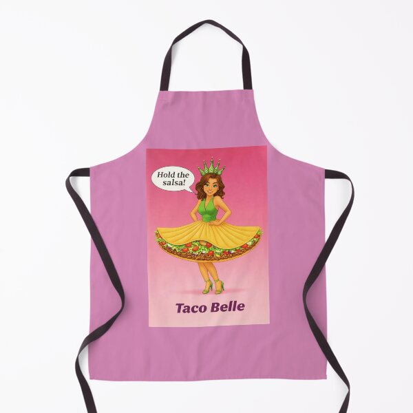 Item preview, Taco Belle - Hold the Salsa - Funny Taco Princess Parody Design designed and sold by SammyMorry.