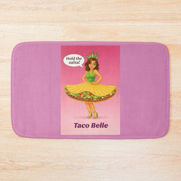 Item preview, Taco Belle - Hold the Salsa - Funny Taco Princess Parody Design designed and sold by SammyMorry.