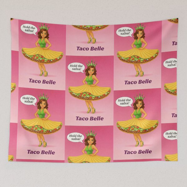 Item preview, Taco Belle - Hold the Salsa - Funny Taco Princess Parody Design designed and sold by SammyMorry.