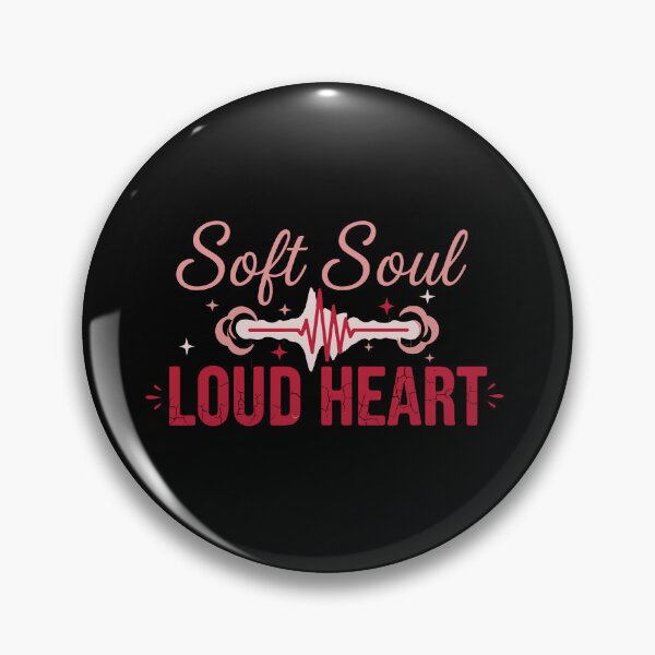 Item preview, Soft Soul Loud Heart – Music & Emotion Typography designed and sold by THE-DAILY-DRIPS.