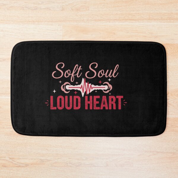 Item preview, Soft Soul Loud Heart – Music & Emotion Typography designed and sold by THE-DAILY-DRIPS.