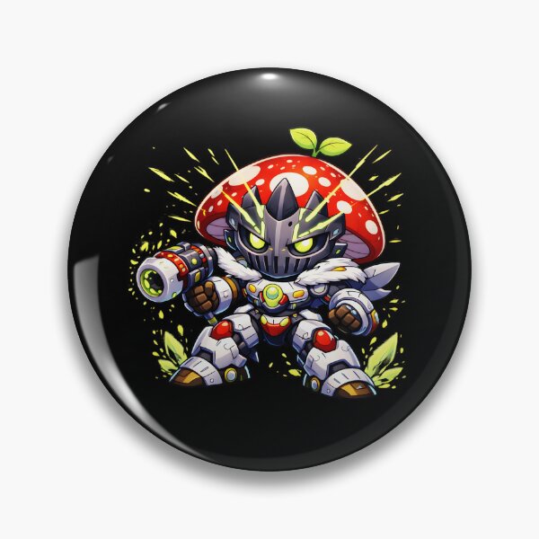 Item preview, Mechamyco Prime – The Cyber Shroom Guardian  designed and sold by Shariceuttrell.