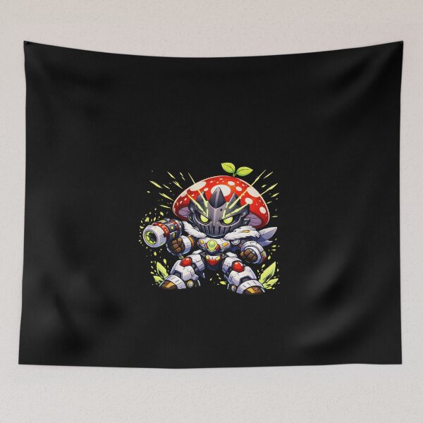 Item preview, Mechamyco Prime – The Cyber Shroom Guardian  designed and sold by Shariceuttrell.