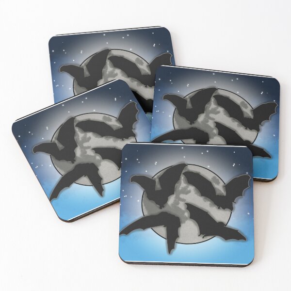 Item preview, Bats over the moon designed and sold by CoastGhost.