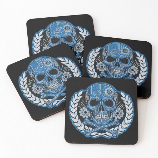 Item preview, Embroidered Military Skull Seal - High Contrast Tactical Design designed and sold by LaNadaYFundante.