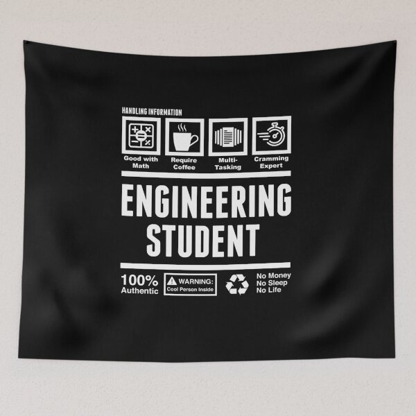 Item preview, Funny Engineering Student Handling Information T-Shirt designed and sold by TheTeeSupplyCo.