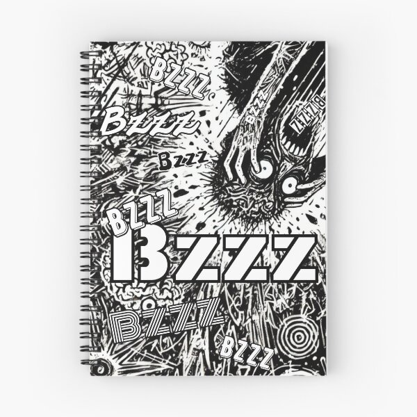 Aperçu de l'œuvre Bzz… Esprit surstimulé et chaotique créée et vendue par DotLineColor.