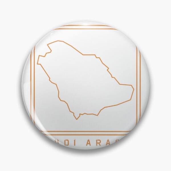 Item preview, Saudi Arabia Map Minimal Line Art designed and sold by Minilosha.