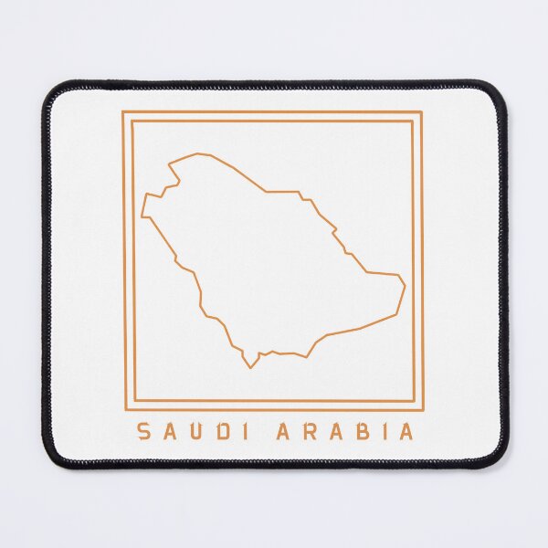 Item preview, Saudi Arabia Map Minimal Line Art designed and sold by Minilosha.