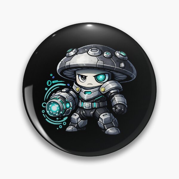 Item preview, Mechrom Mycoguard – The Cyber Shroom Enforcer  designed and sold by Shariceuttrell.