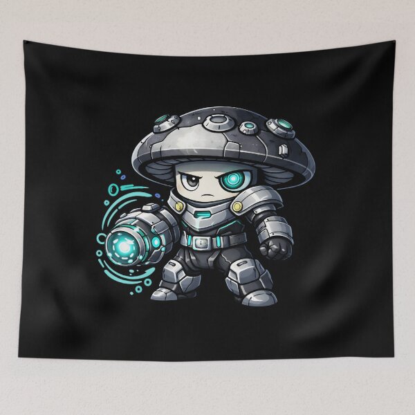 Item preview, Mechrom Mycoguard – The Cyber Shroom Enforcer  designed and sold by Shariceuttrell.
