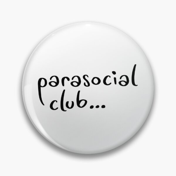 Item preview, parasocial club Minimalist Design designed and sold by markersnow.