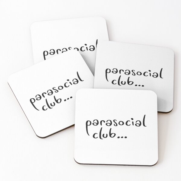 Item preview, parasocial club Minimalist Design designed and sold by markersnow.