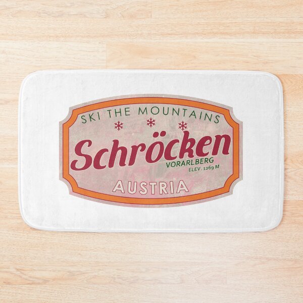 Item preview, Schröcken, Austria, Vorarlberg, Ski, textured skiing badge designed and sold by Wanderful-roads.