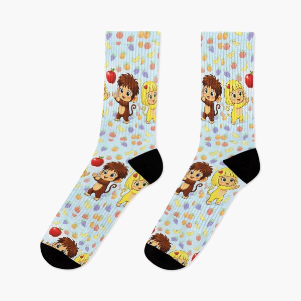 Item preview,  Cute Banana and Monkey Friends - Adorable Fruit Cartoon designed and sold by SammyMorry.