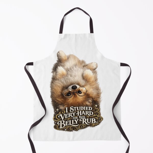 Item preview, Nerdy Pomeranian Asking for Belly Rub designed and sold by StrayaDesign.