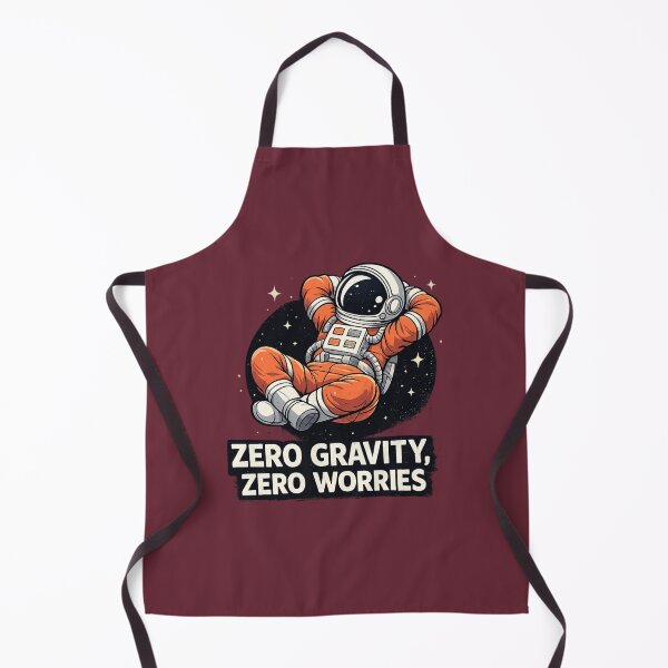Item preview, Zero Gravity Zero Worries – Relaxing Astronaut Space Illustration designed and sold by MUKUND FASHION DESIGN.