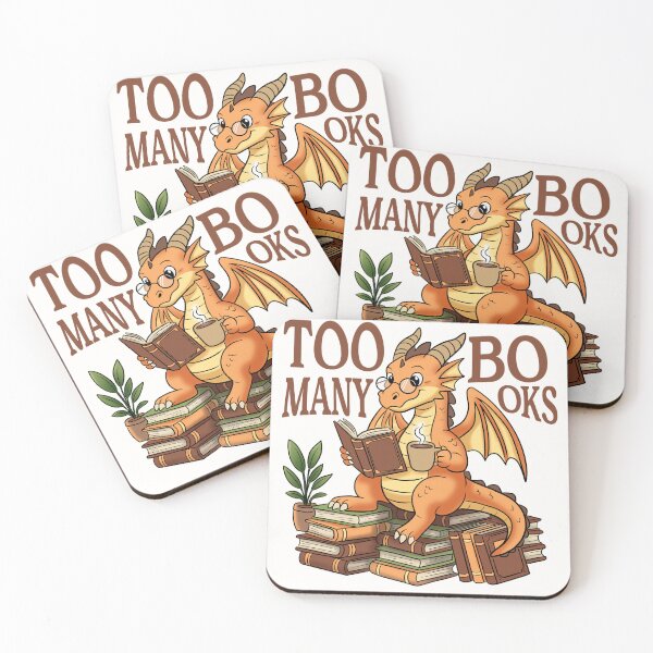 Item preview, Reader dragon too many books designed and sold by RavenAMarie .