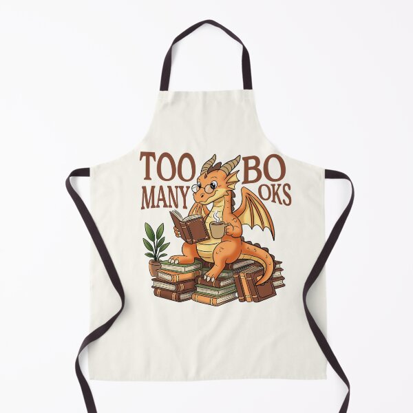 Item preview, Reader dragon too many books designed and sold by RavenAMarie .
