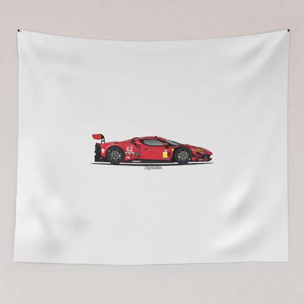 Item preview, IMSA 24 Hours of Daytona #62 296 GT3 Vector Art designed and sold by Heybratan.