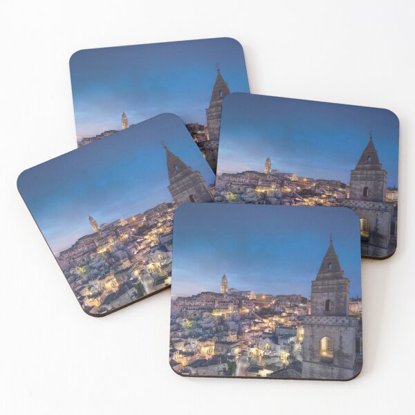 Item preview, Blue hour over the Sassi of Matera at sunrise. Basilicata, Italy. designed and sold by Stefano Orazzini.