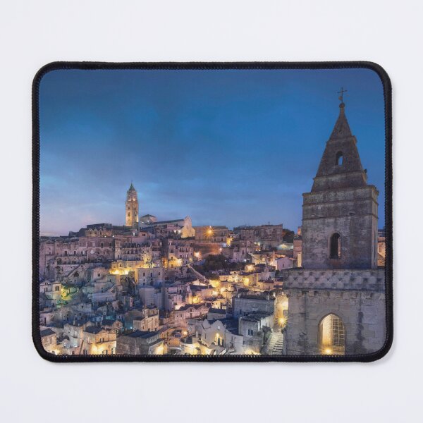 Item preview, Blue hour over the Sassi of Matera at sunrise. Basilicata, Italy. designed and sold by Stefano Orazzini.