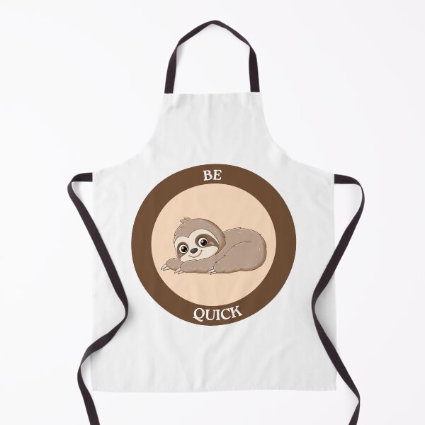 Item preview, Be Quick Sloth - Cute Lying Down Sloth Circle Sticker designed and sold by Love3Happy.