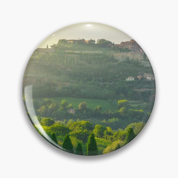Item preview, Montepulciano town skyline at sunset. Tuscany, Italy designed and sold by Stefano Orazzini.