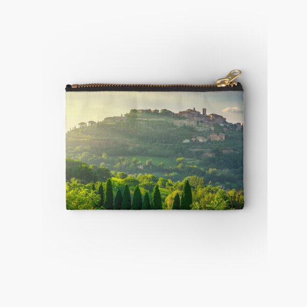 Item preview, Montepulciano town skyline at sunset. Tuscany, Italy designed and sold by Stefano Orazzini.