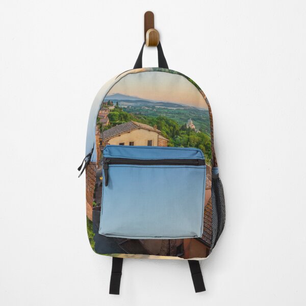 Item preview, Montepulciano village panoramic view at sunset. Tuscany, Italy designed and sold by Stefano Orazzini.