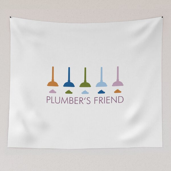 Item preview, Decorative colorful Pömpel - Plumber's dream designed and sold by chrisbears.