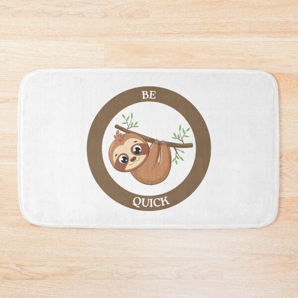 Item preview, Be Quick Sloth - Cute Upside-Down Sloth Hanging on Branch designed and sold by Love3Happy.