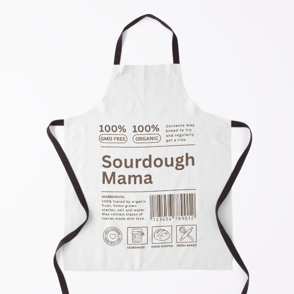 Item preview, Sourdough Mama - Retro Aesthetic Baking Label Design designed and sold by AIEngine.
