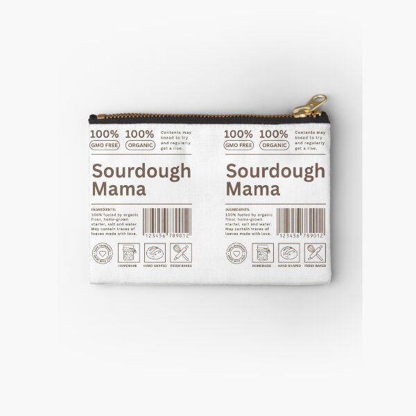 Item preview, Sourdough Mama - Retro Aesthetic Baking Label Design designed and sold by AIEngine.