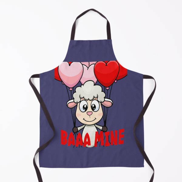 Item preview, Baaa Mine Lamb Holding Heart Shaped Balloons designed and sold by taiche.