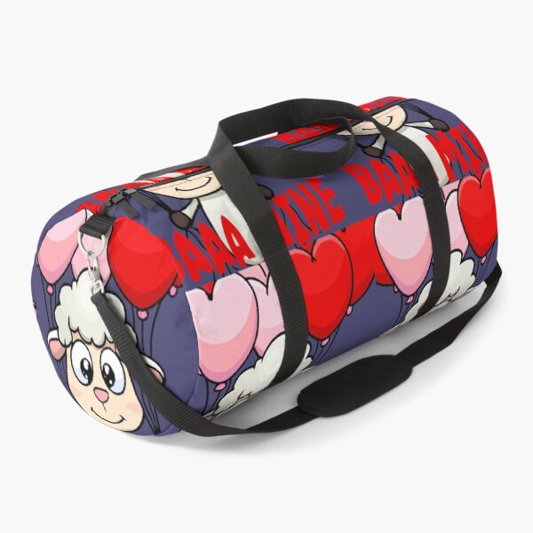 Item preview, Baaa Mine Lamb Holding Heart Shaped Balloons designed and sold by taiche.