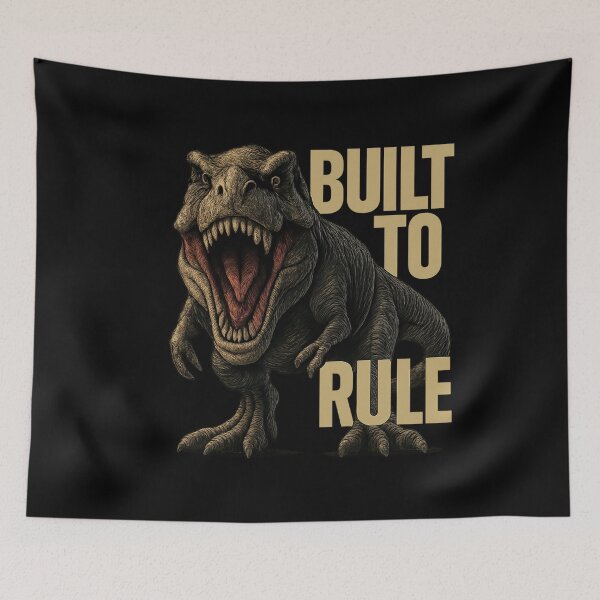 Item preview, Built to Rule - Roaring T‑Rex Streetwear Design designed and sold by MKreative Studio.