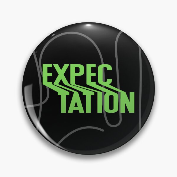 Item preview, Expectation – Bold Green Typography Concept Design designed and sold by teevraa.