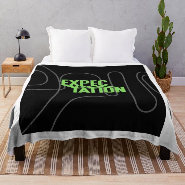 Item preview, Expectation – Bold Green Typography Concept Design designed and sold by teevraa.