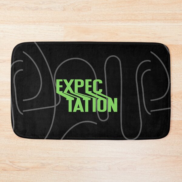 Item preview, Expectation – Bold Green Typography Concept Design designed and sold by teevraa.